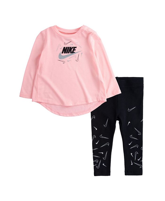 Nike Baby Girl Tunic and Leggings Set, 2 Piece Macy's