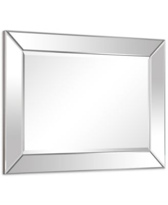 Solid Wood Frame Covered with Beveled Clear Mirror - 40" x 30"