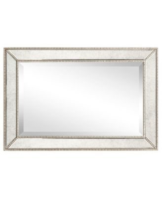 Solid Wood Frame Covered with Beveled Antique Mirror Panels - 20" x 30"