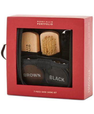 Perry Ellis Men's Shoe Shine Kit