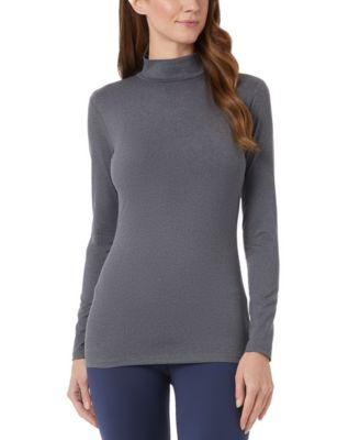 Cozy Heat Mock-Neck Long-Sleeve Top 