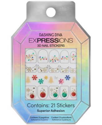 Dashing Diva - Expressions 3D Nail Stickers - Extravaganza