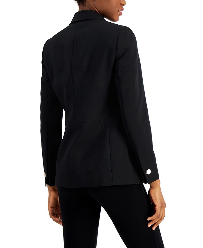 Anne Klein Faux-Double-Breasted Jacket & Reviews - Jackets & Blazers ...