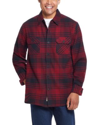 Weatherproof Vintage Men's Lumberjack Twill Shirt Jacket - Macy's