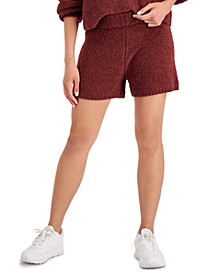 Juniors' Pull-On Sweater Shorts