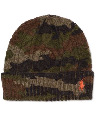 polo camo beanie