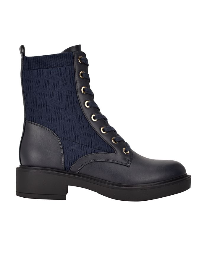 Tommy Hilfiger Women's Treyna LaceUp Booties & Reviews Booties Shoes Macy's