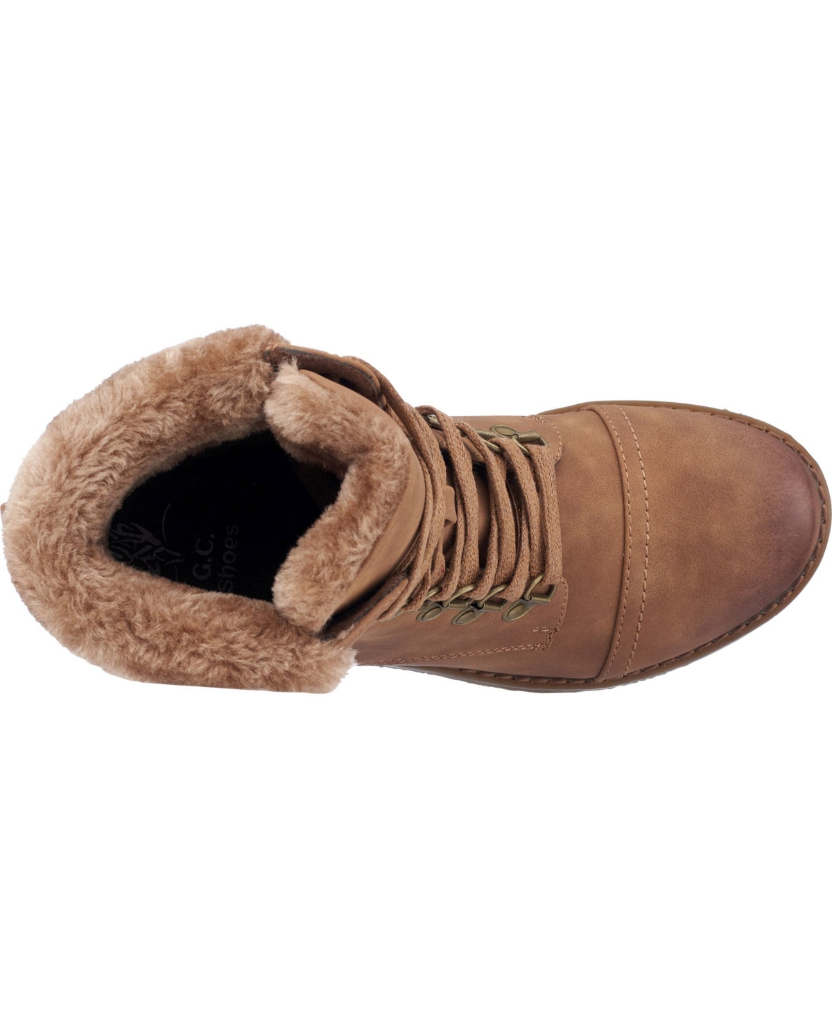 Gc Shoes Women's Joan Lace Up Lug Sole Boots