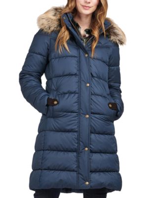 Barbour Rustington Hooded Puffer Coat 
