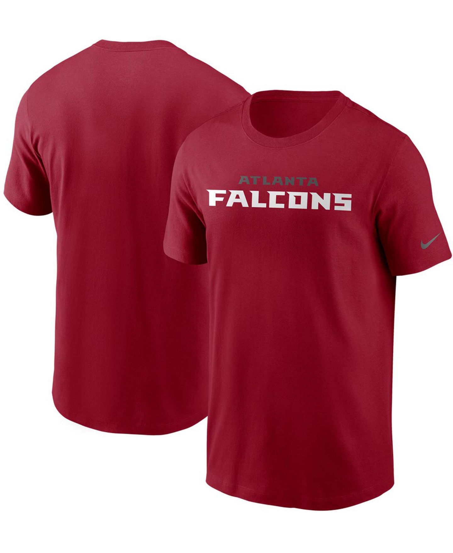Мужская футболка Nike Red Atlanta Falcons Team Wordmark — фото 1