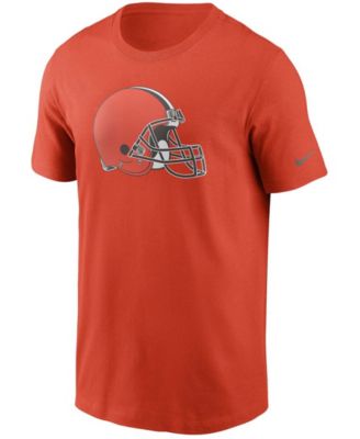 Men's Orange Cleveland Browns Primary Logo T-shirt