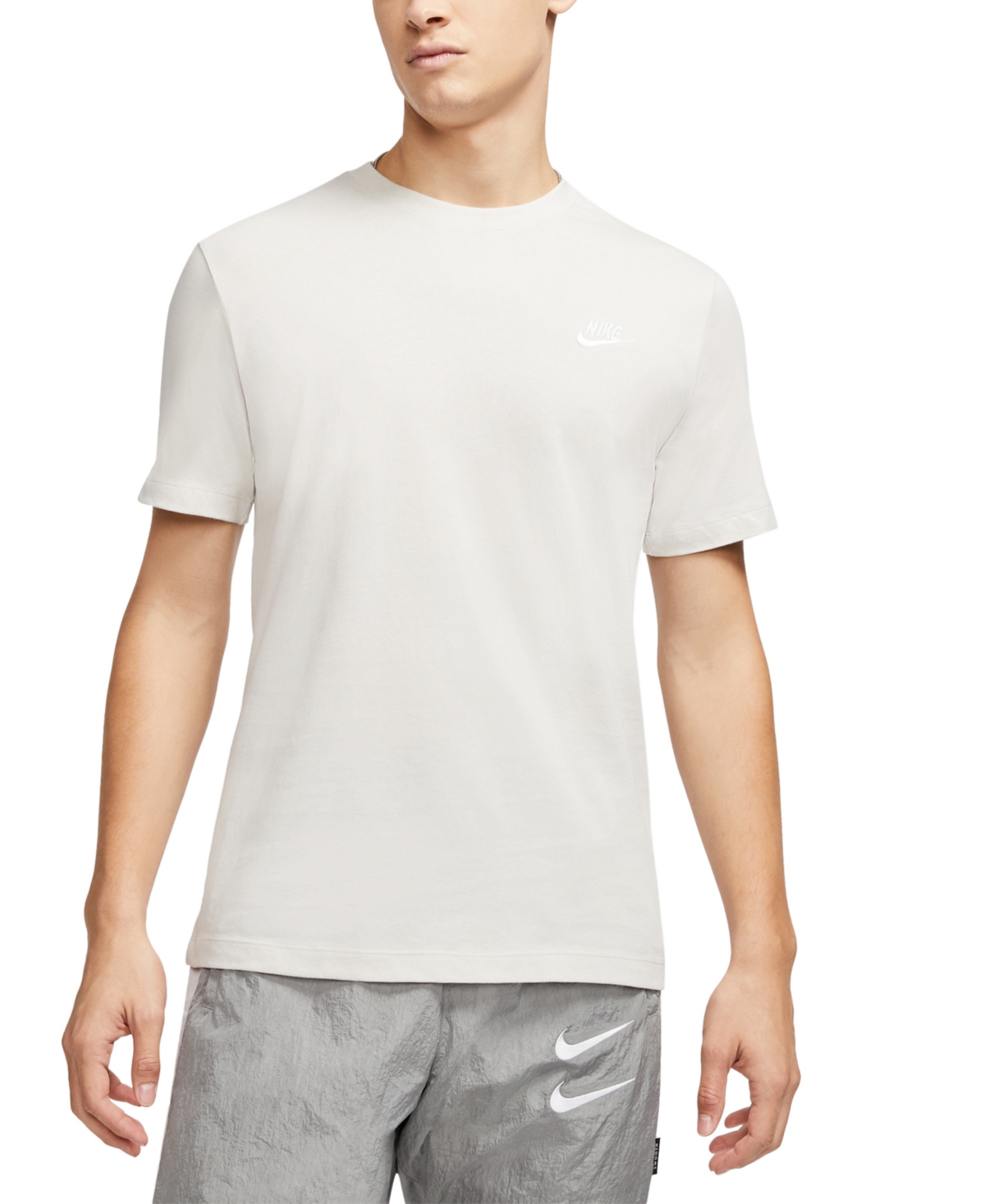 Nike Men's Sportswear Club T-shirt In Light Bone