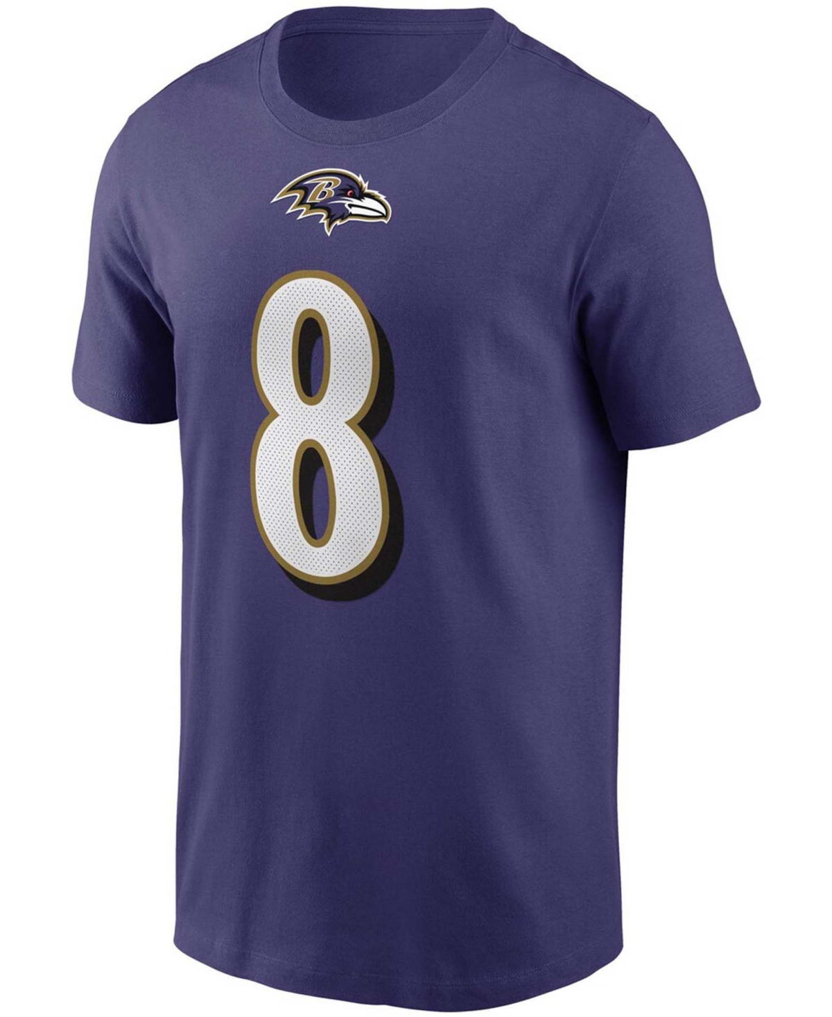 Men's Lamar JacksonBaltimore Ravens Name and Number T-shirt - Purple
