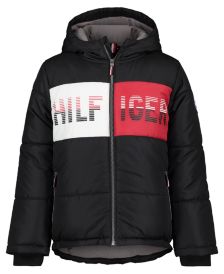 Big Boys Chase Puffer with Color Block Jacket