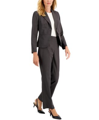 dressy gray pantsuit