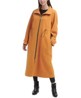 dkny orange coat