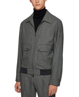 hugo boss check jacket