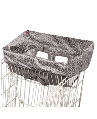 Skip Hop Take Cover Baby Shopping Cart Cover - Patterned Grey 15$
