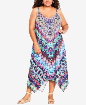 Elora Trapeze Maxi Dress 