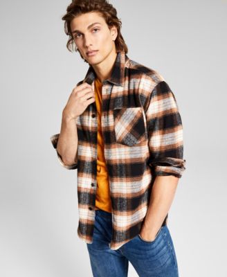 And Now This - Men's Plaid Shirt Jacket