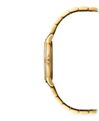 Women's Swiss Toccata Diamond-Accent Gold-Tone Stainless Steel Bracelet Watch 29mm