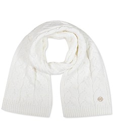 Women's Cable-Knit Braided Scarf