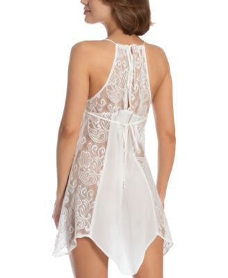 Flower Child Sheer Lace Chemise Lingerie Nightgown