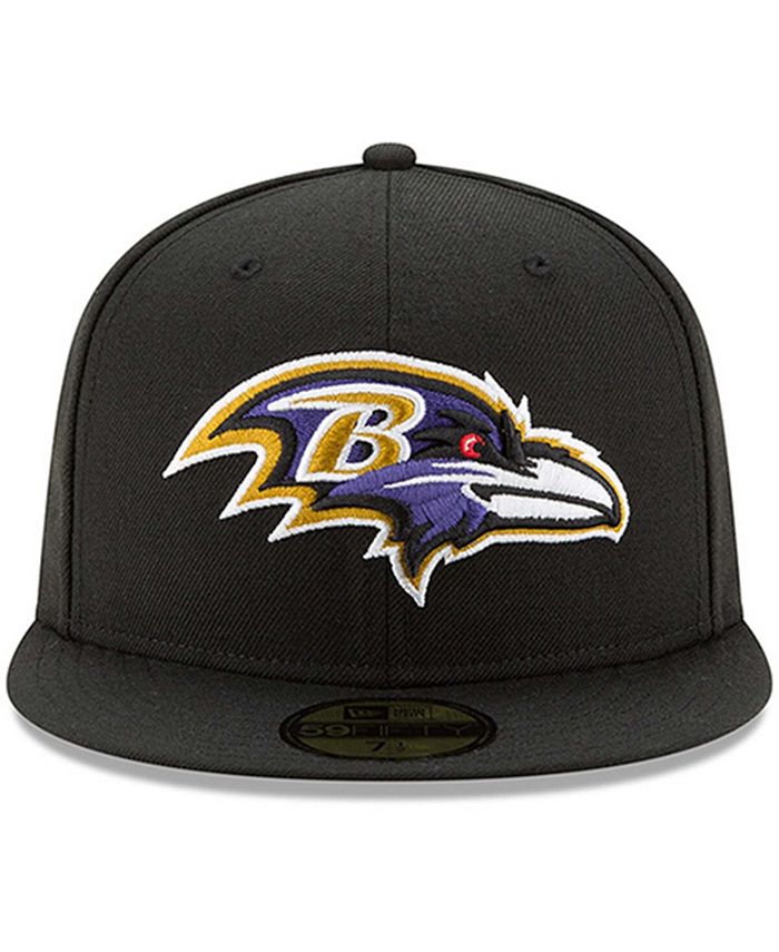 New Era Men's Black Baltimore Ravens Omaha 59FIFTY Fitted Hat - Macy's