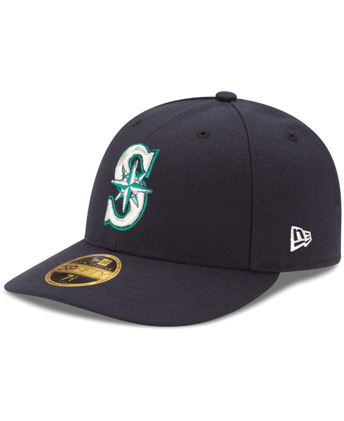 New Era Men'sSeattle Mariners Authentic Collection On Field Low Profile Game 59FIFTY Fitted Hat - Navy