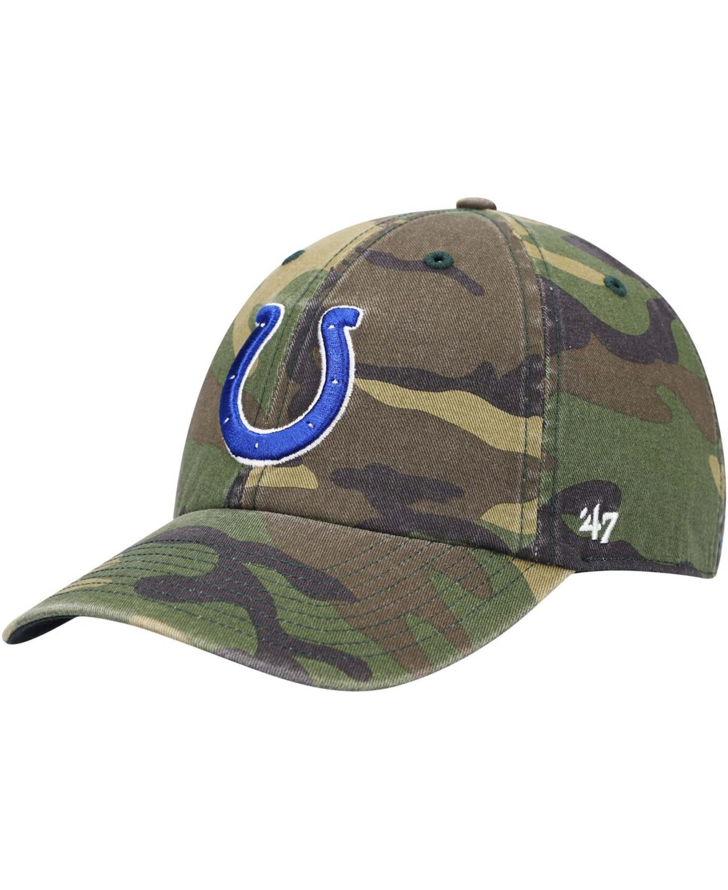 Мужская кепка '47 Brand Indianapolis Colts Woodland Clean Up Adjustable — фото 5