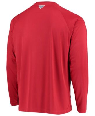 Men's PFG Ohio State Buckeyes Terminal Tackle Omni-Shade Long Sleeve T-Shirt