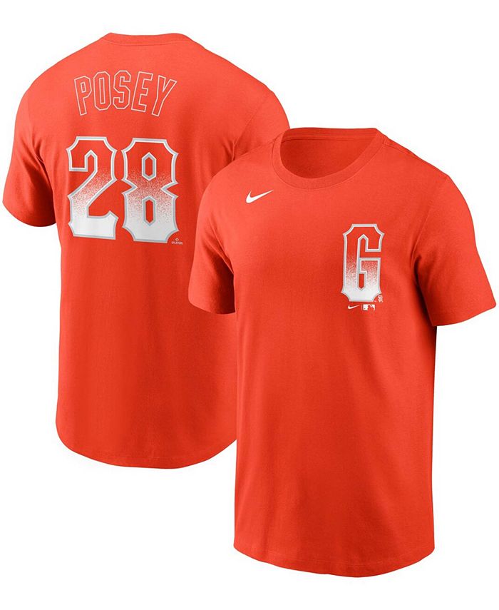Nike Men's Buster Posey Orange San Francisco Giants City Connect