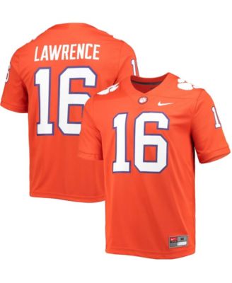 Nike - Men's Trevor Lawrence Orange Clemson Tigers 2021 Draft Class Game Jersey
