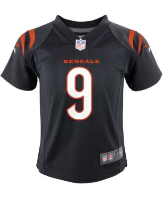Preschool Joe Burrow Black Cincinnati Bengals Game Jersey