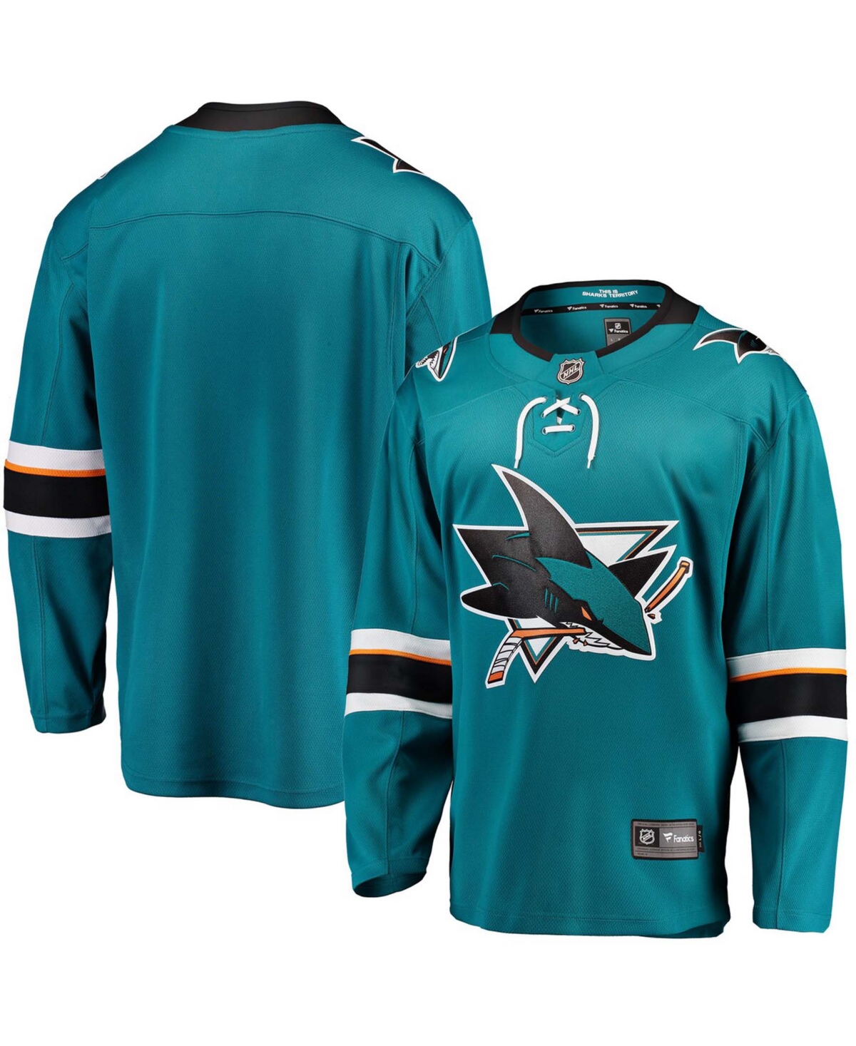 Fanatics Branded Women's Fanatics Branded Teal San Jose Sharks Authentic  Pro Core Collection Secondary Logo V-Neck Pullover Hoodie