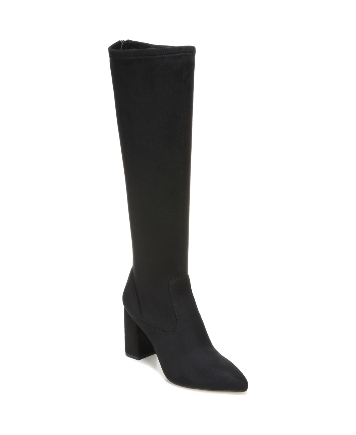 Franco Sarto Women's Katherine Block Heel Pointed Toe Knee High Boots