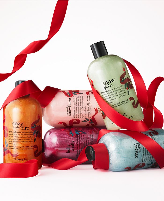 philosophy Cozy By The Fire Shampoo, Shower Gel & Bubble Bath, 16oz