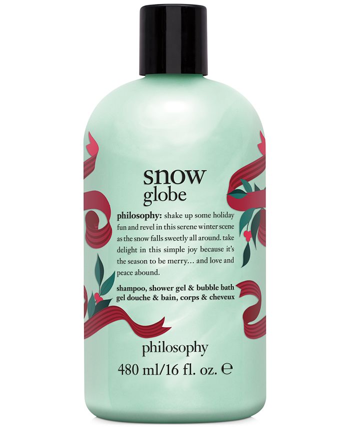 philosophy Snow Globe Shampoo, Shower Gel & Bubble Bath, 16-oz. - Macy's