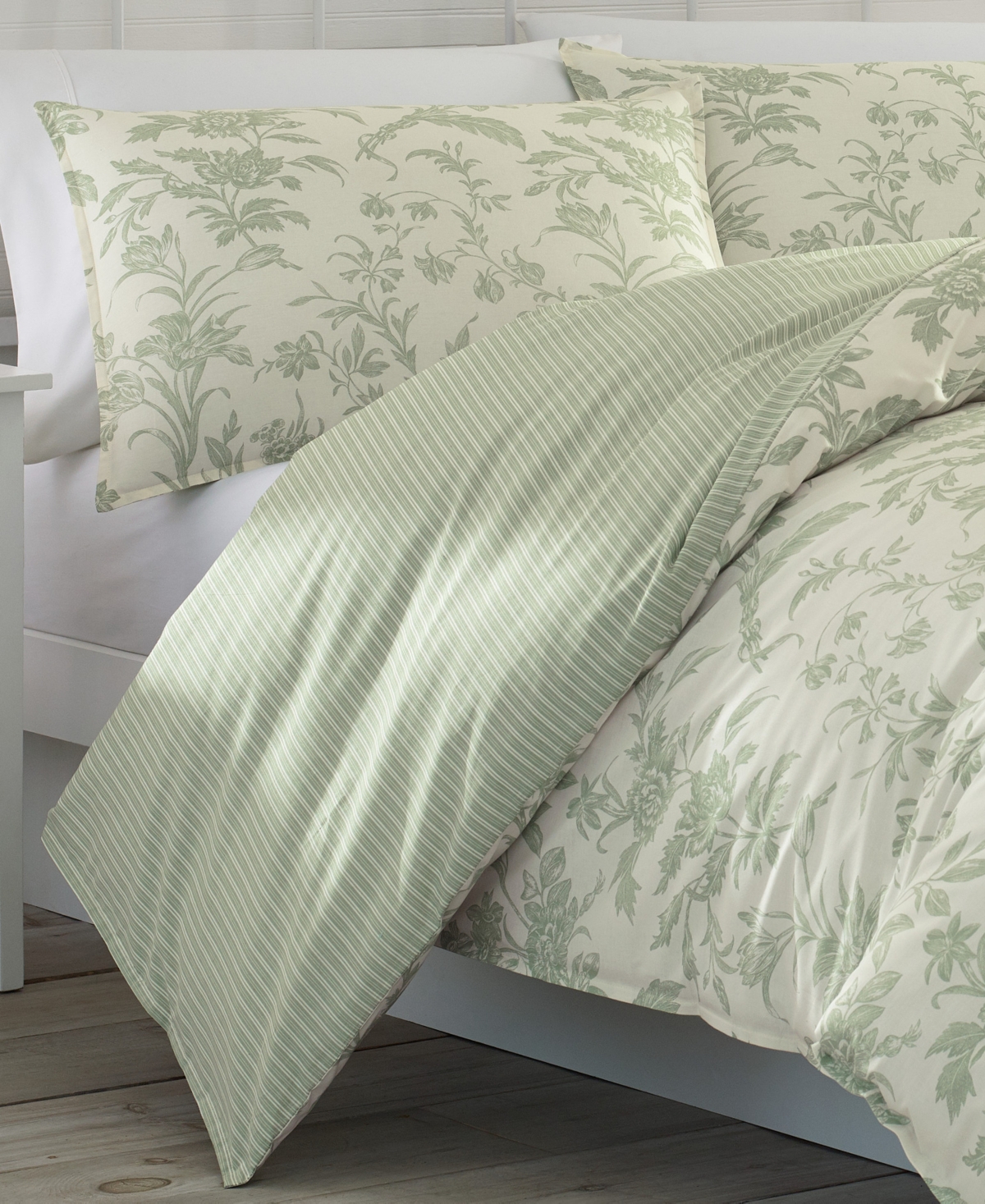 Laura Ashley Natalie 5-Pc. Duvet Cover Set,