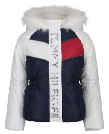 Big Girls Colorblock Puffer Jacket