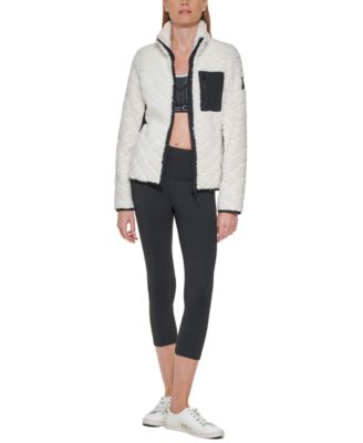 calvin klein fleece jacket womens