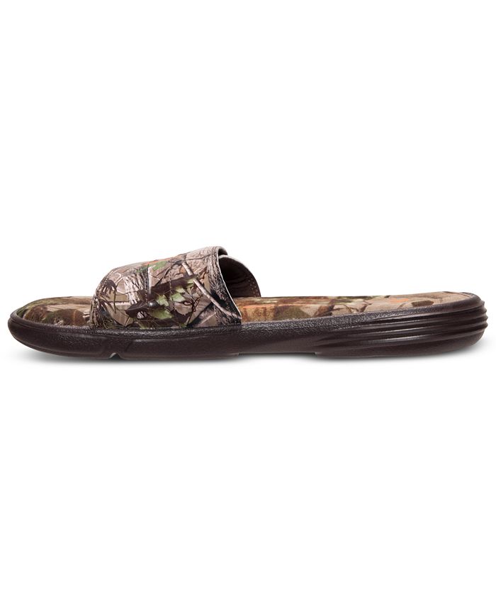 Under armour men's ignite camo slides sales