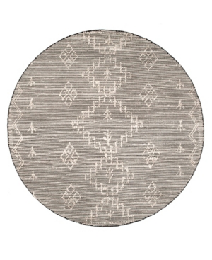 Nuloom Radmilla Smrm01a 8' X 8' Round Area Rug In Gray