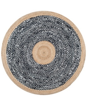 Nuloom Dune Road Tadr06a 8' X 8' Round Area Rug In Black