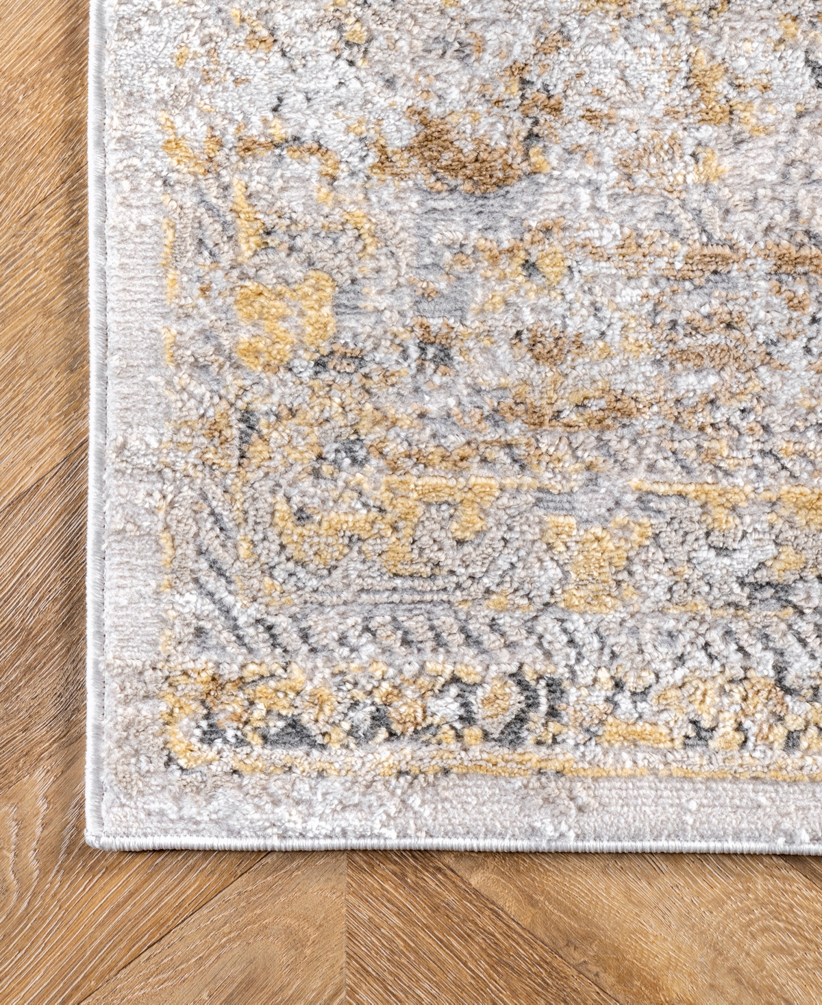 nuLoom Druzy CFDR05B Area Rug - Gold-tone