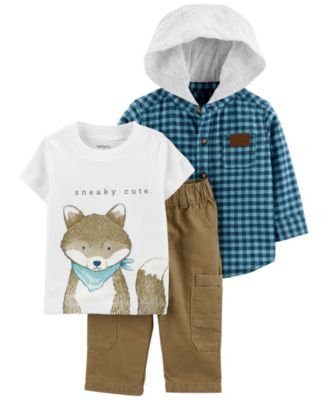 3-Piece Fox Little Outfit Set
