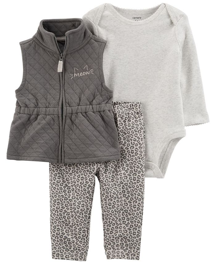 Carter's 3Piece Little Vest Set Macy's