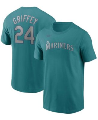 Nike Men's Ken Griffey Jr. Aqua Seattle Mariners Cooperstown Collection  Name Number T-shirt - Macy's