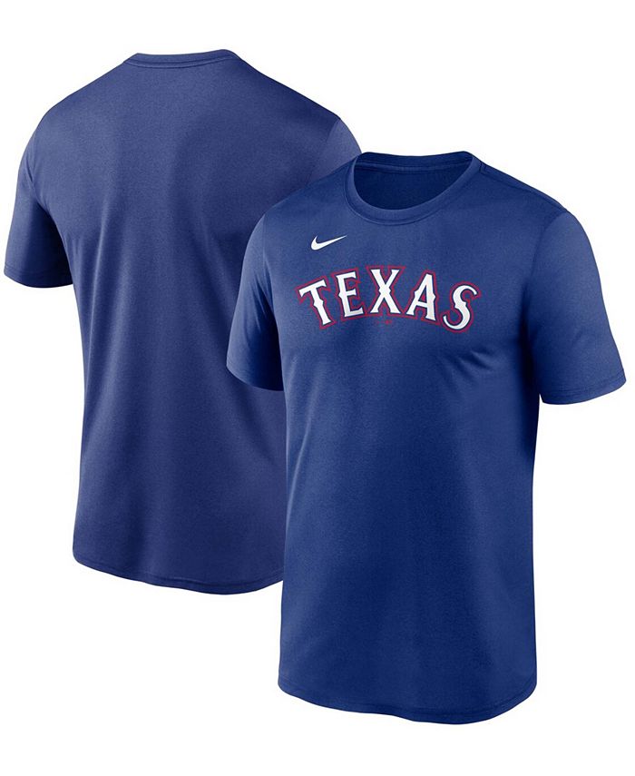 Texas Rangers Nike Wordmark T-Shirt - Mens