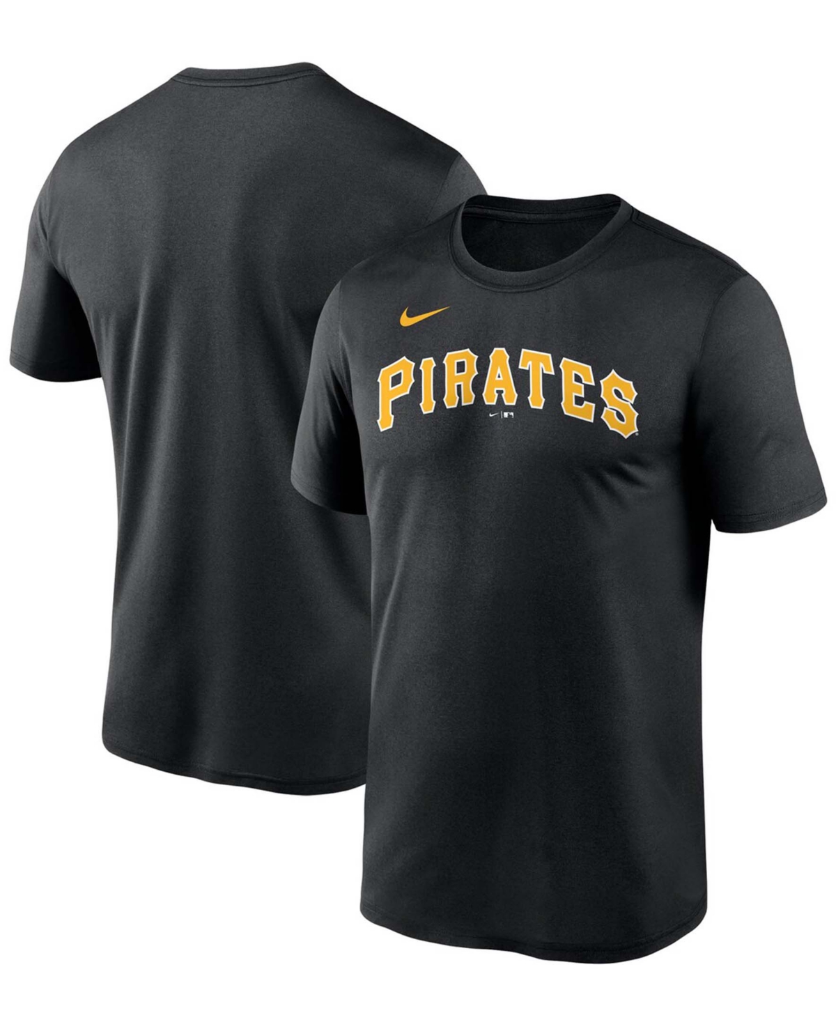 Men'sPittsburgh Pirates Wordmark Legend T-shirt - Black